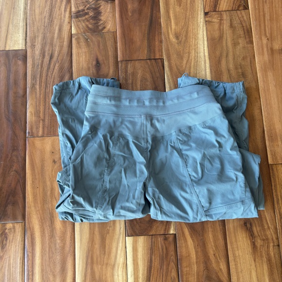 Lululemon Athletica Dance Studio Pant Full Length Belgian Blue Size 2 Unlined - Picture 2 of 3